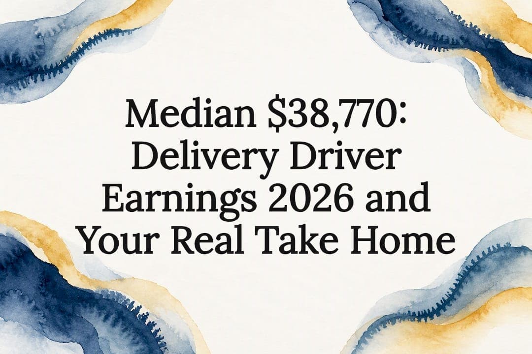 Median $38,770: Delivery Driver Earnings 2026 and Your Real Take Home