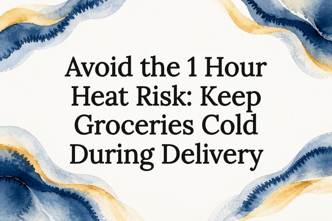 Avoid the 1 Hour Heat Risk: Keep Groceries Cold During Delivery