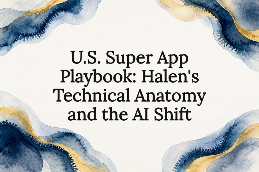 U.S. Super App Playbook: Halen's Technical Anatomy and the AI Shift